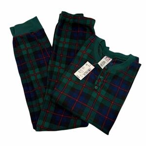 Bundle Kids Christmas Pajama Tops (3) | Holiday Dino & Plaid Long Sleeve Shirts